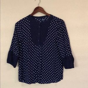 Old Navy Polka Dot Blouse